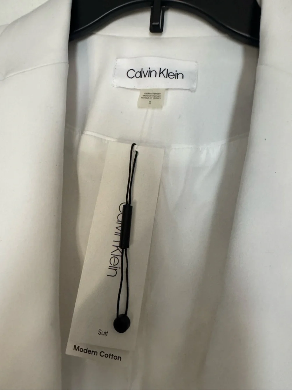 Calvin Klein White Women's Blazer